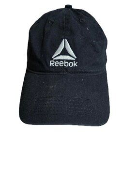 Reebok Logo Cap Black Adjustable Unisex